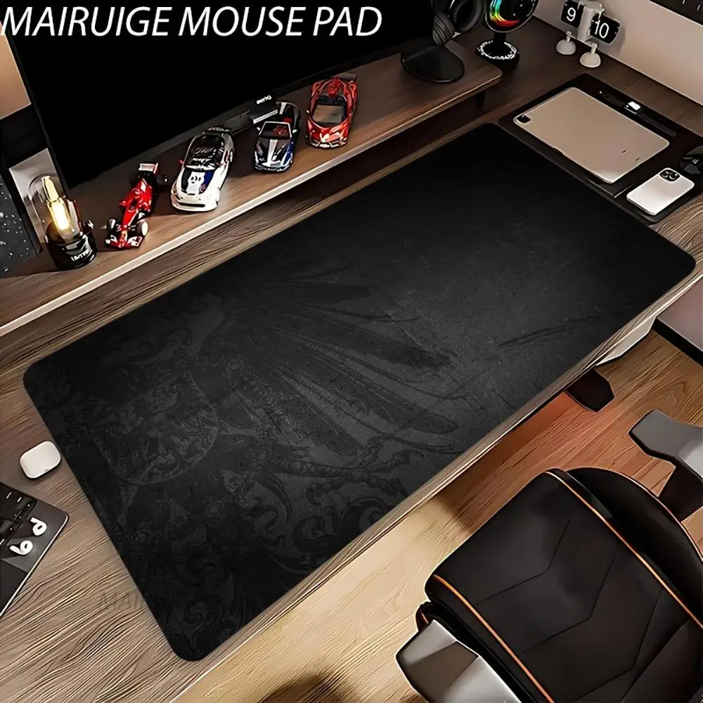Knight Crest Eagle Mouse Pad Large Computer Office Game Table Mats XXL Rubber Anti-slip Gaming Keyboard Mousepads Long Desk Pads