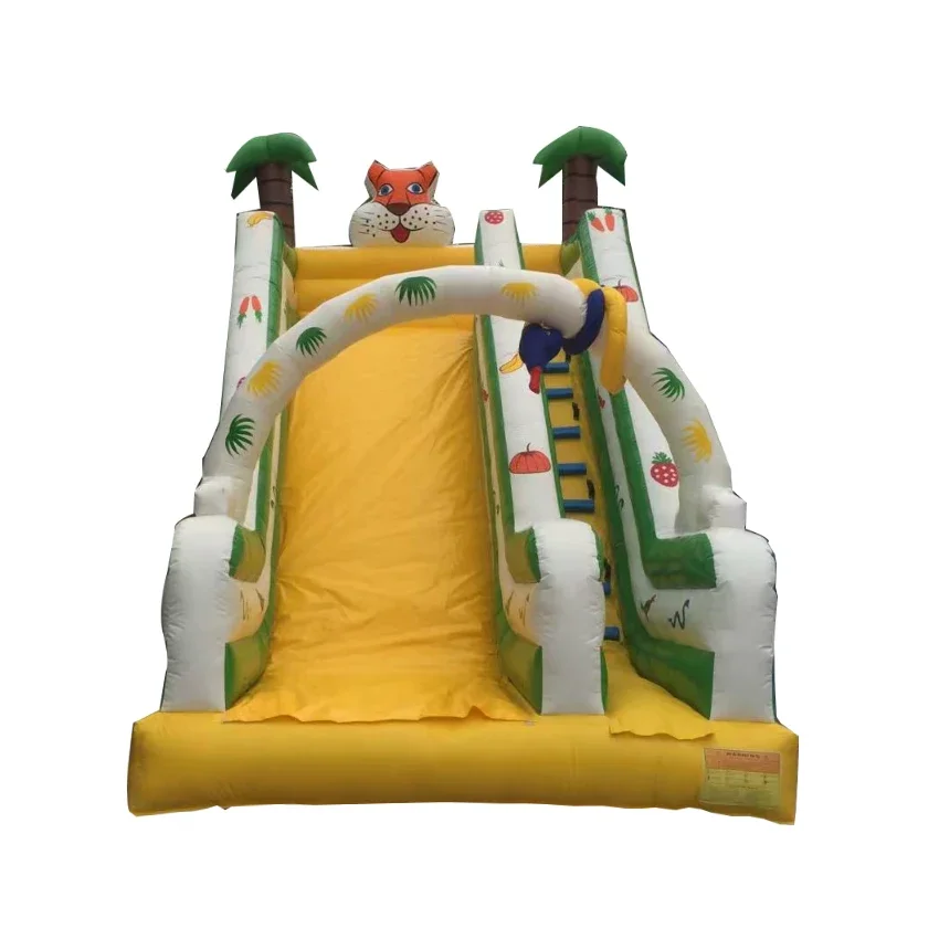 

Giant Adult Size Commercial Grade Palm Tree Inflatable Water Slide With Swimming Pool Backyard Water Park