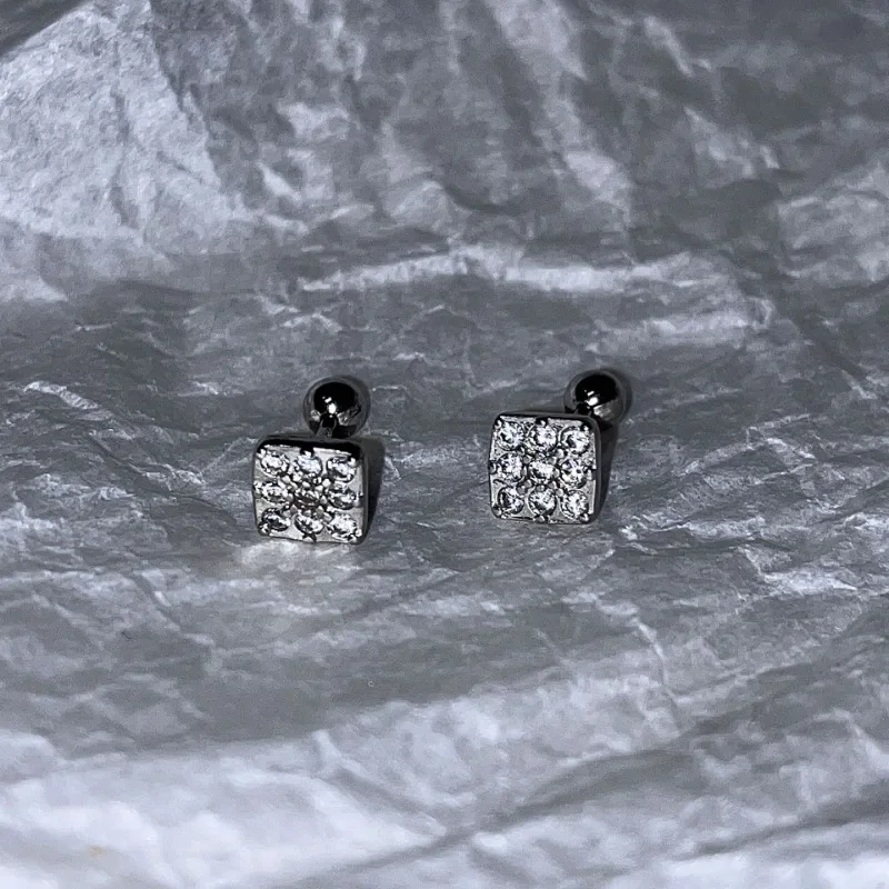 Bow Shaped Cross Star Dangle Earrings Heart Ear Bone Studs Earring Fashion Multi Ear Hole Piercing Ear Rings for Women Jewelry