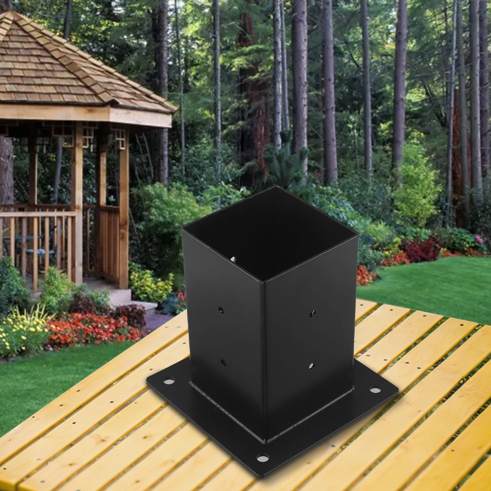 Installation 1pcs Bracket Brackets Pergola Bracket Wood Posts Effective Protection New Pergola Bracket Kit Practical