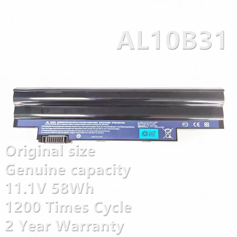 CSBD AL10B31 Laptop Battery For Acer Aspire One 522 722 E100 AL10G31 D255E AOD255 D257 AOD257 AOD260 AL10A31 D257E D260 D255
