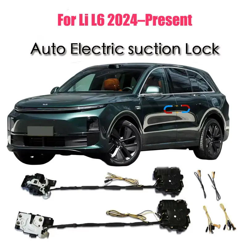 

For Li L6 2024–Present Car Soft Close Door Latch Pass Lock Actuator Auto Electric Absorption Suction Silence Closer