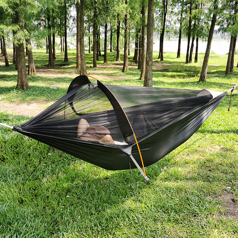 المحمولة في الهواء الطلق البعوض صافي الأراجيح ، السفر التخييم النوم ، معلقة سوينغ ، مقاوم للماء خيمة المظلات ، الطبيعة تنزه #4