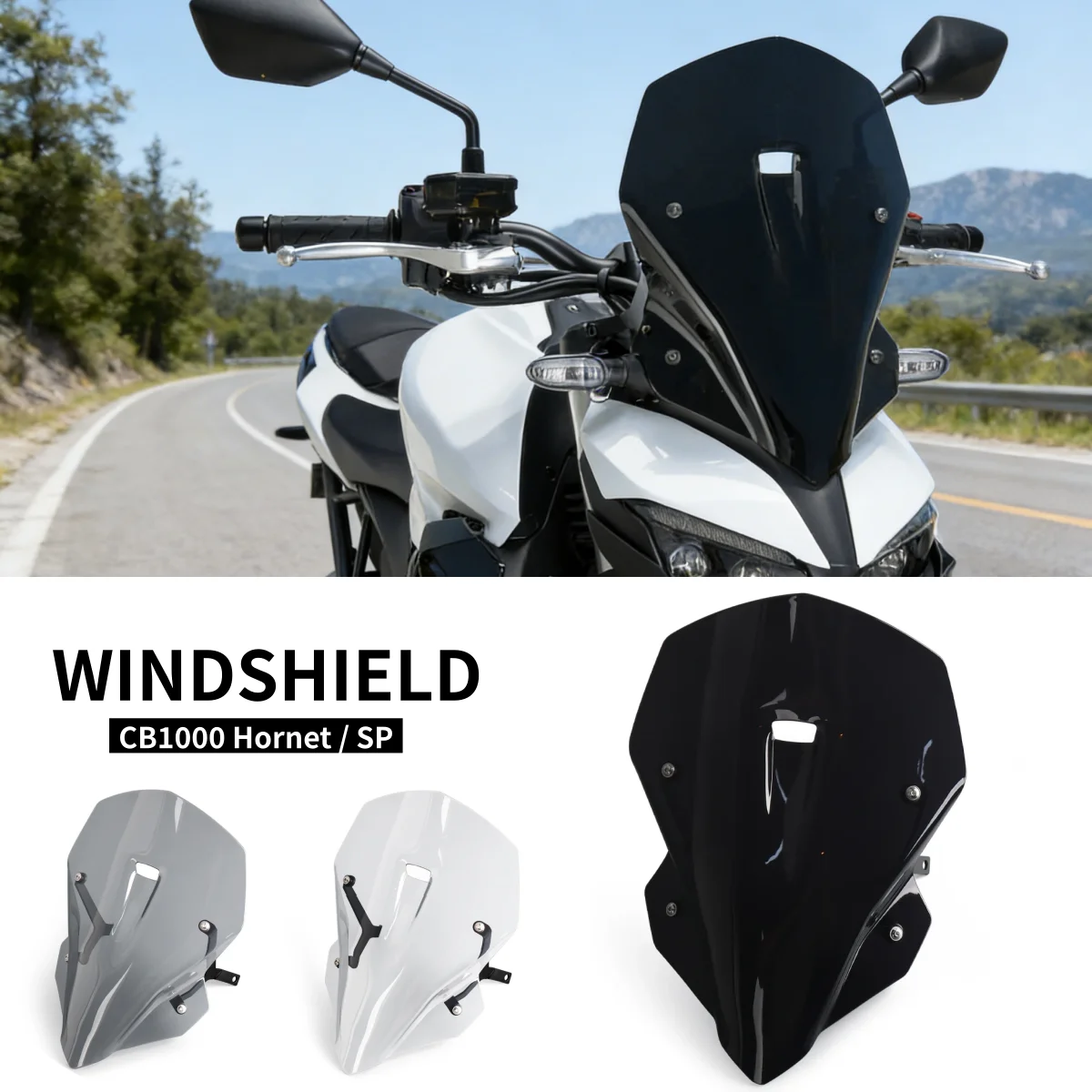 

Motorcycle Accessories For Honda CB1000 Hornet CB 1000 HORNET SP 2025 Windshield Screen Protector Wind Deflector Spoiler Fairing