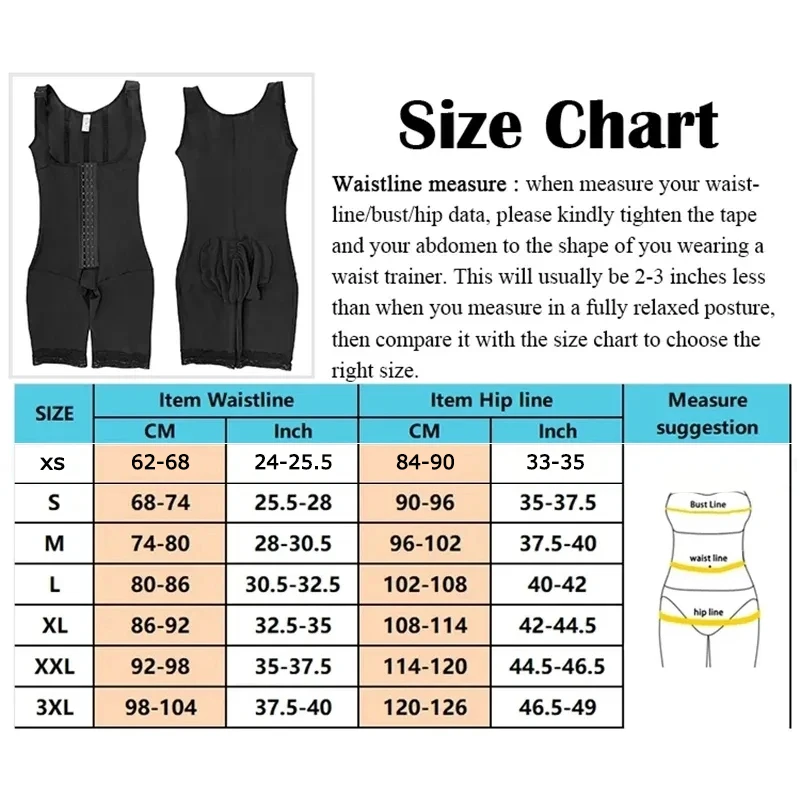 High Compression Body Shapewear Women Fajas Colombianas Corrective Girdle Tummy Control Post Liposuction BBL Slimming Waist Belt