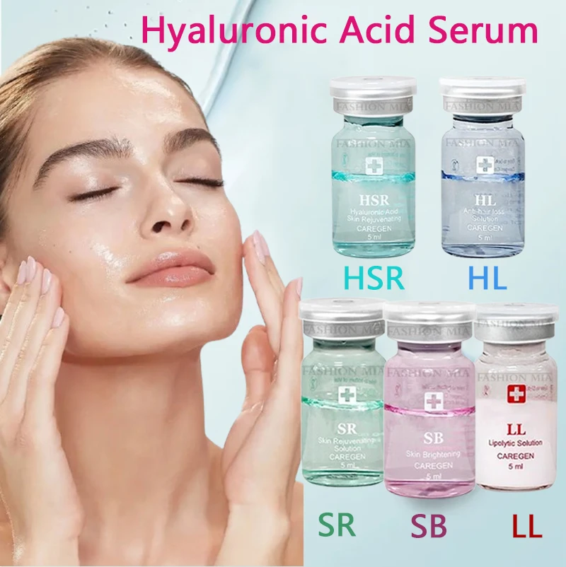 Korean 5ml Skin Care Essence Hyaluronic Acid Serum Moisturizing Rejuvenating Repairing Pore Body Face Beauty Care