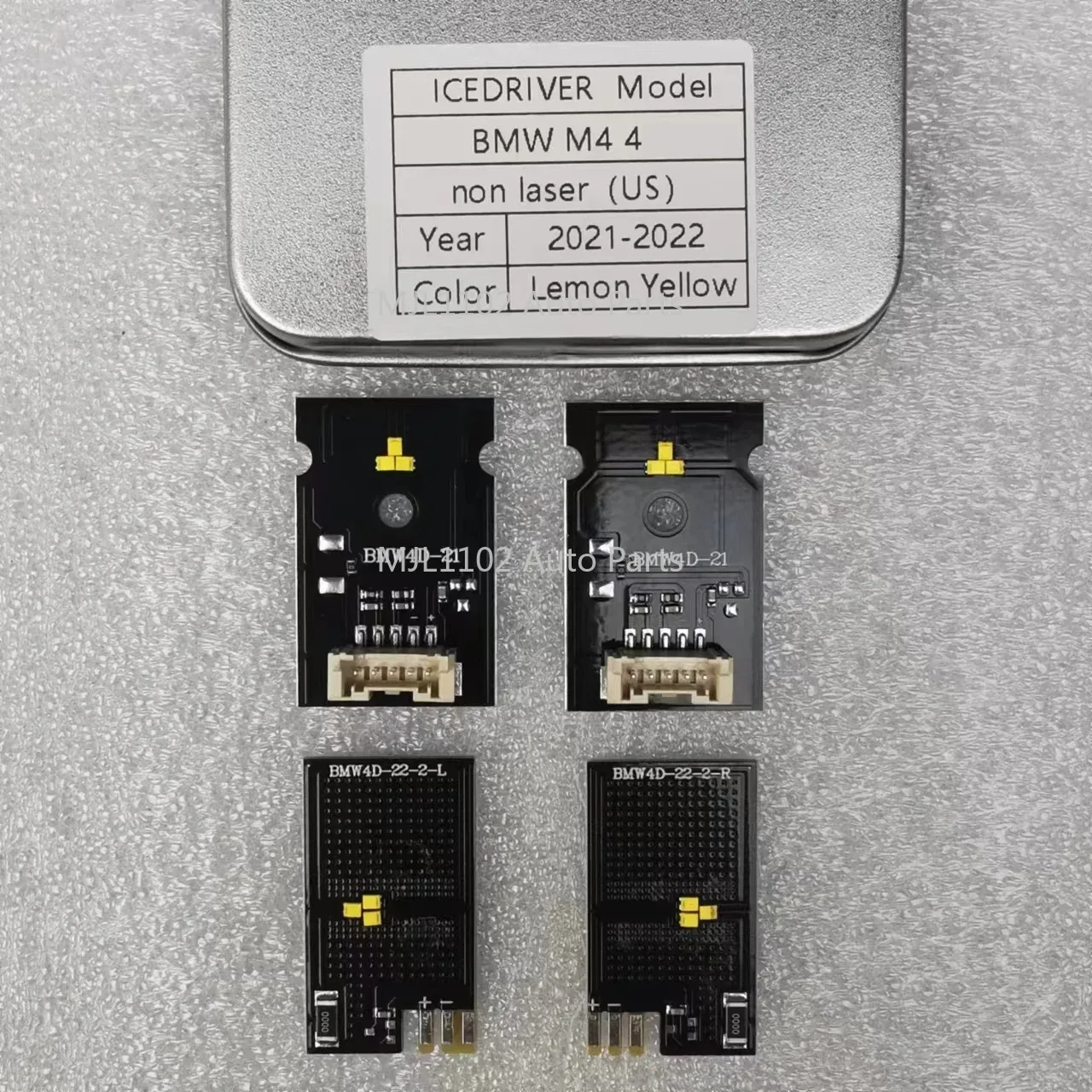 ใหม่ DRL LED บอร์ดไฟวิ่งกลางวันสีเหลืองมะนาวสําหรับ BMW M3 M4 4 Series G80 G22 G82 G23 G26