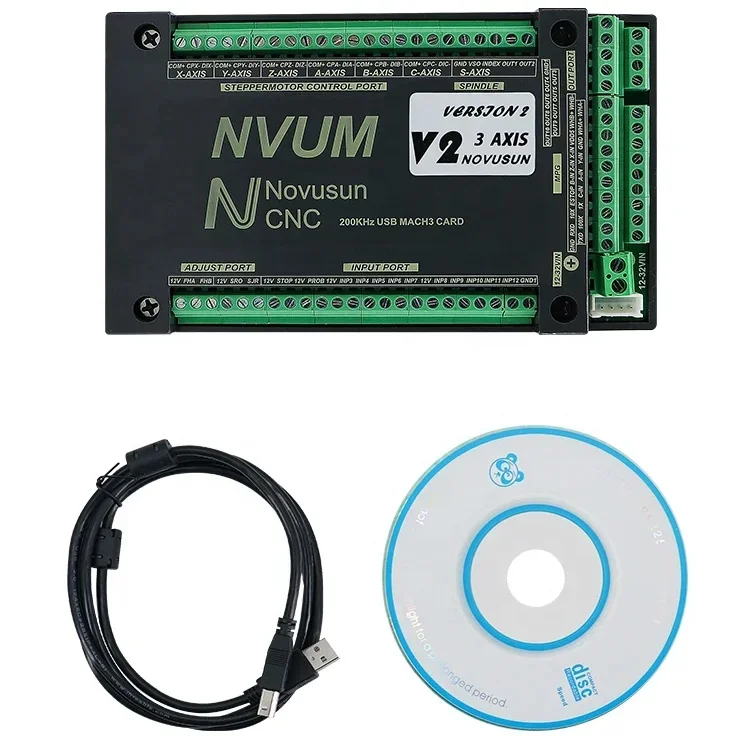 NVUM Mach3  3/4 Axis Stepper Motor Controller Card CNC Control Card Mach3 CNC Control Card