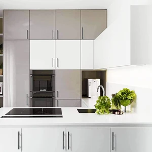 Furniture handles Wardrobe door pull stainless steel drawer t Ret Bar Kitchen Black Black Silver 10 Main Sales Holder Handle - №1