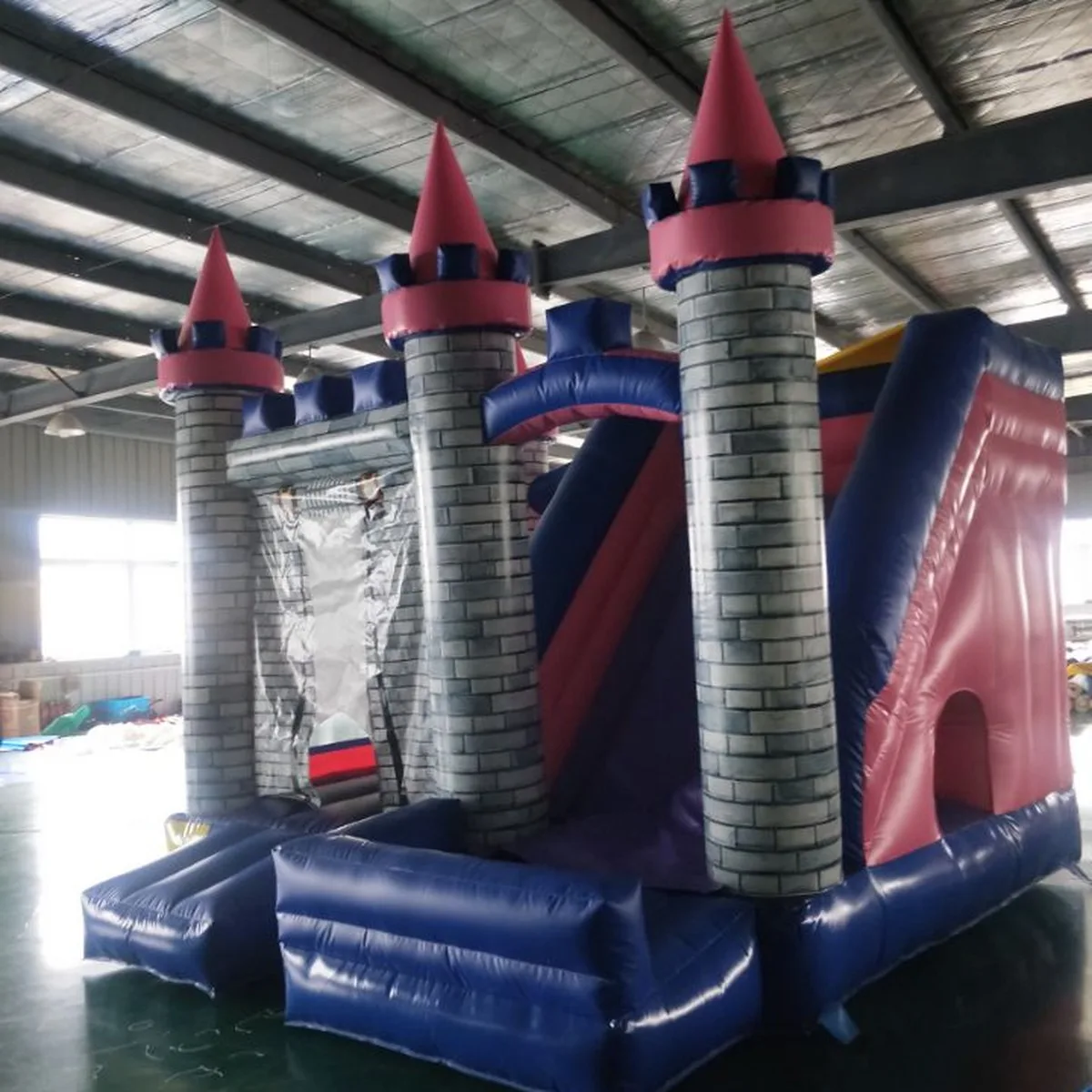 Commercial Inflatable Bouncy Castle 4m x 4m x 2.8m for Outdoor Events