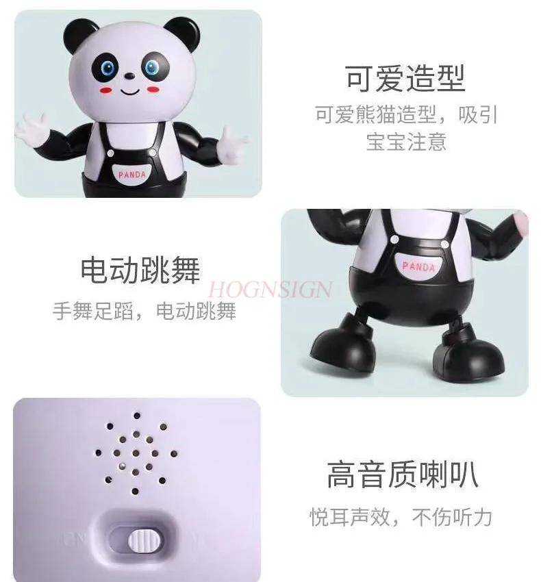 Elektrischer Tanz panda roboter, der Babys pielzeug mit Ton bewegendes Kinder babys und Mädchen geschenk singt