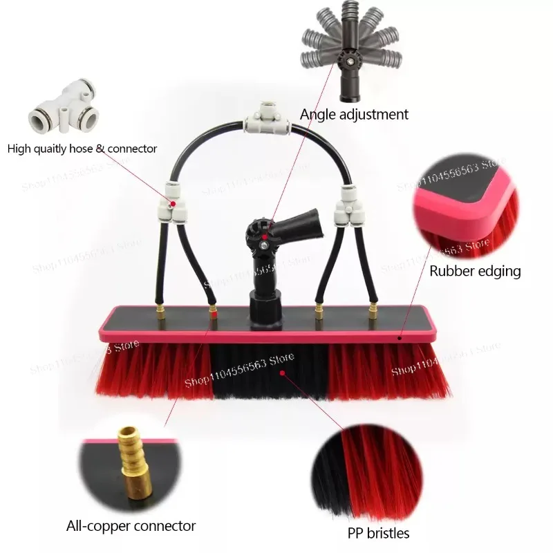 65ft/20M Customizable Carbon Fiber Telescopic Water Fed Pole - High-Quality Window Cleaning Tool with Brush