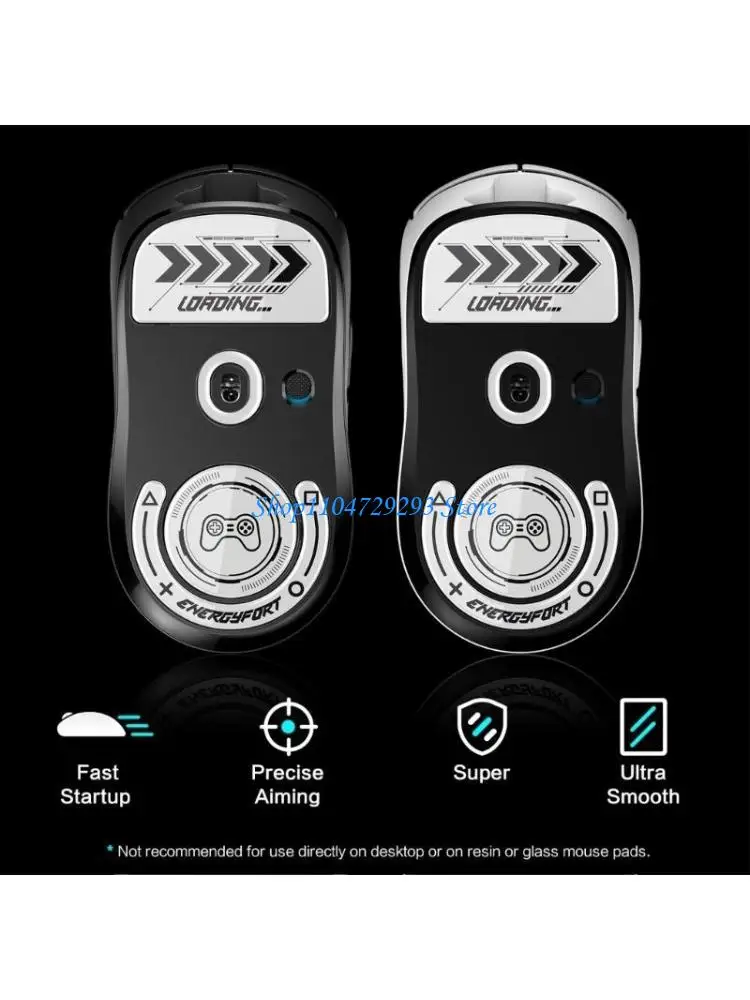 

Y2GD Precise Mouse Skates Mouse Feet Tempered Glass for Smooth Operate For GPW 2