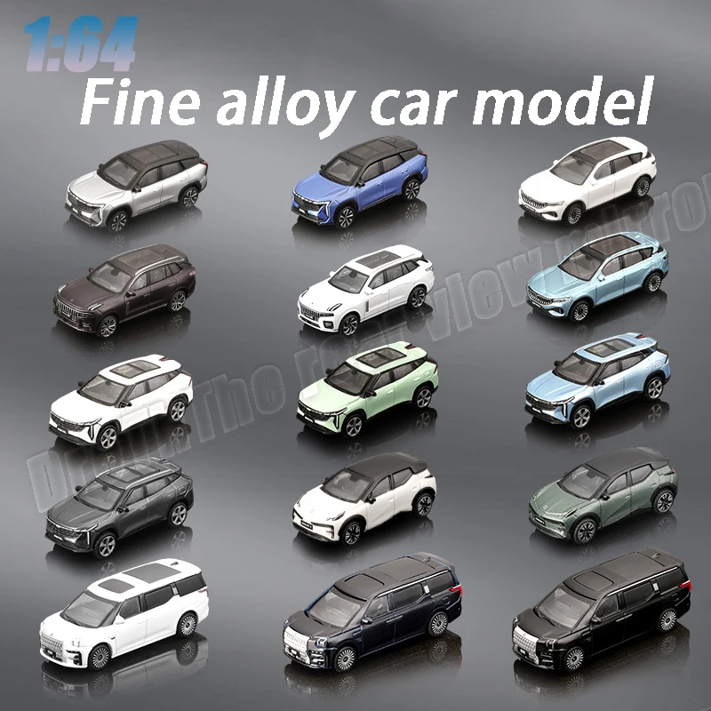 1/64 ZEEKR Geely Auto Alloy Model Car Decoration Toy Boy Sports Model Gift Living Room Car Decoration Car Model Wholesale