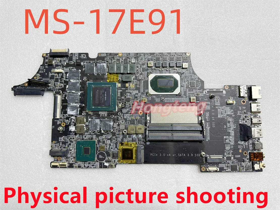 

MS-17e91 VRE 1.0 ДЛЯ MSI ms-179e GE75 Raider 10SE Материнская плата для ноутбука с srh8t I7-10750Hk И rtx2070m n18e-g2r-a1 ТЕСТ ОК