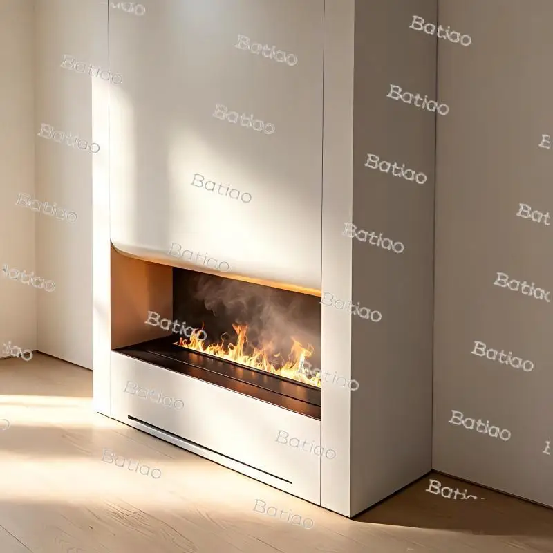 3D Virtual Flame Electric Fireplace No Smoke No Heat for Apartment Decor Water Vapor Technology with 12 Flame Colors fireplace