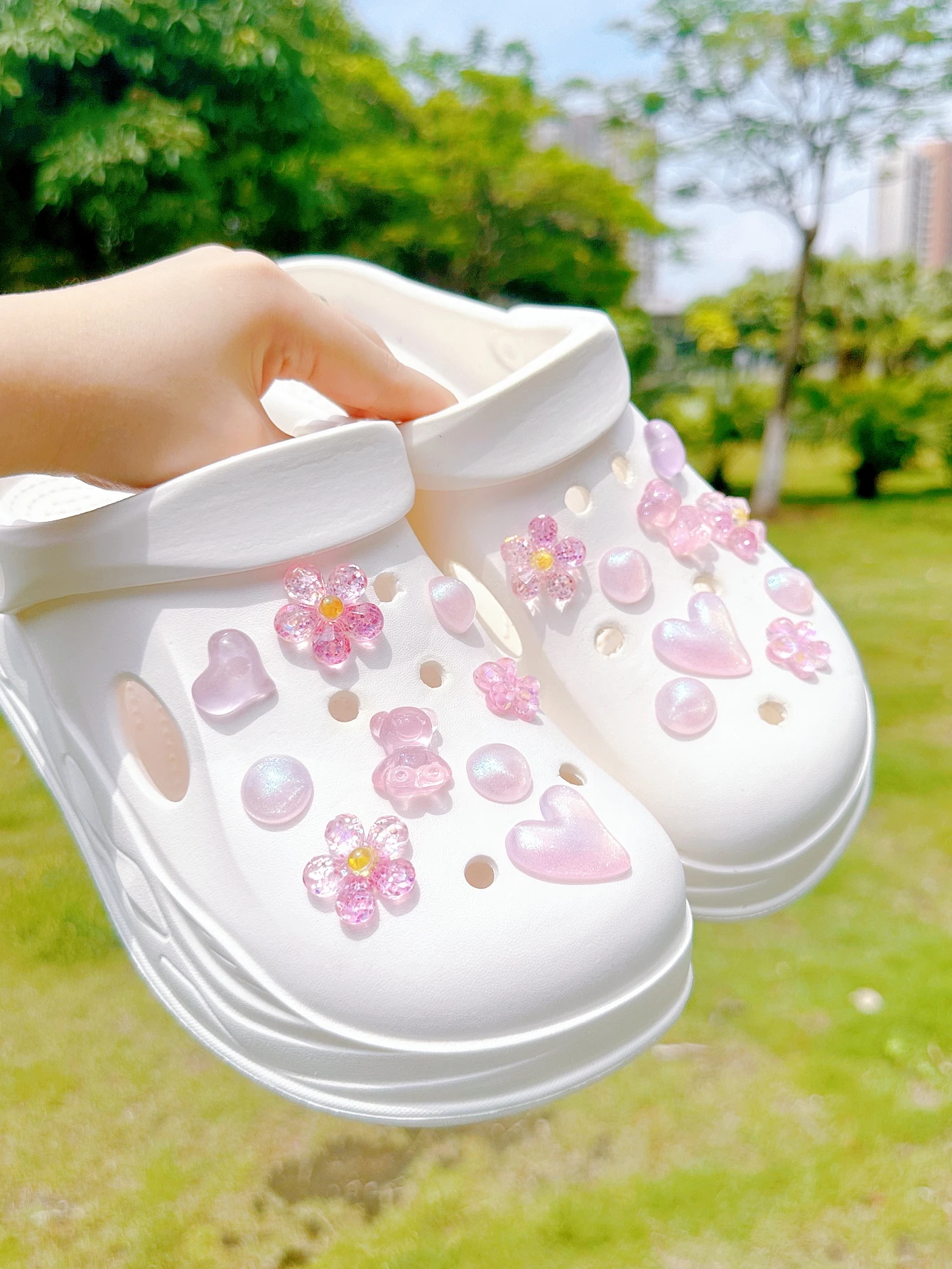 18-piece shoe decoration DIY casual shoe decoration - An interesting and versatile way to personalize your footwear