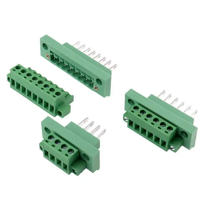 1 Satz Steckverbinder für grüne Wand, Durchgangsklemme 2EDGWB-5.08MM mit Schraubbefestigung für Panel 2P3P4P-12P – Detail 2
