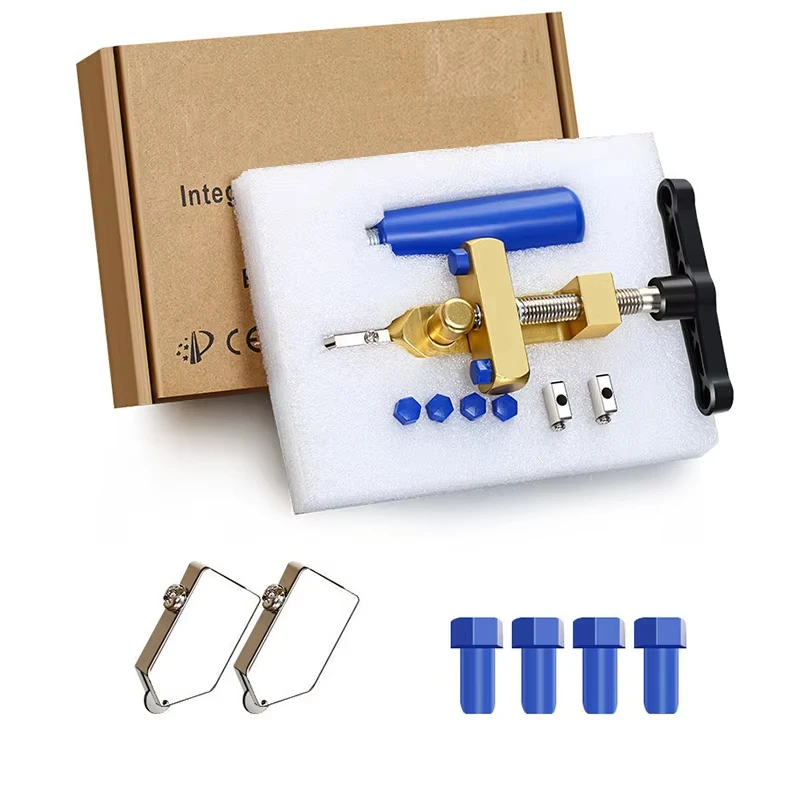 ملحقات أدوات قواطع آلة فتاحة الماكينة 2 في 1 قاطع بلاط السيراميك الزجاجي مع قطع قاطع الأسطوانة الماسية لعجلة السكين #2