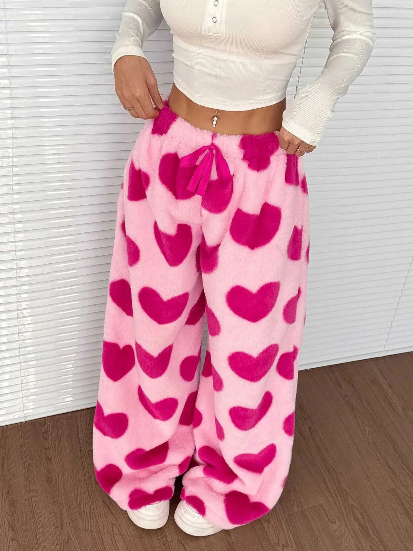 Women Pants Spring Autumn Camouflag Print Wide Leg Straight High Waist Loose Long Pants Blocking Pajama Trousers Women Clothing