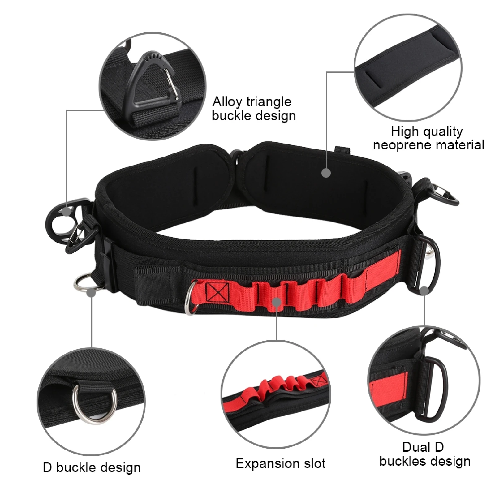 PULUZ Multi-functional Bundle Waistband Strap Belt with Hook for SLR / DSLR Cameras