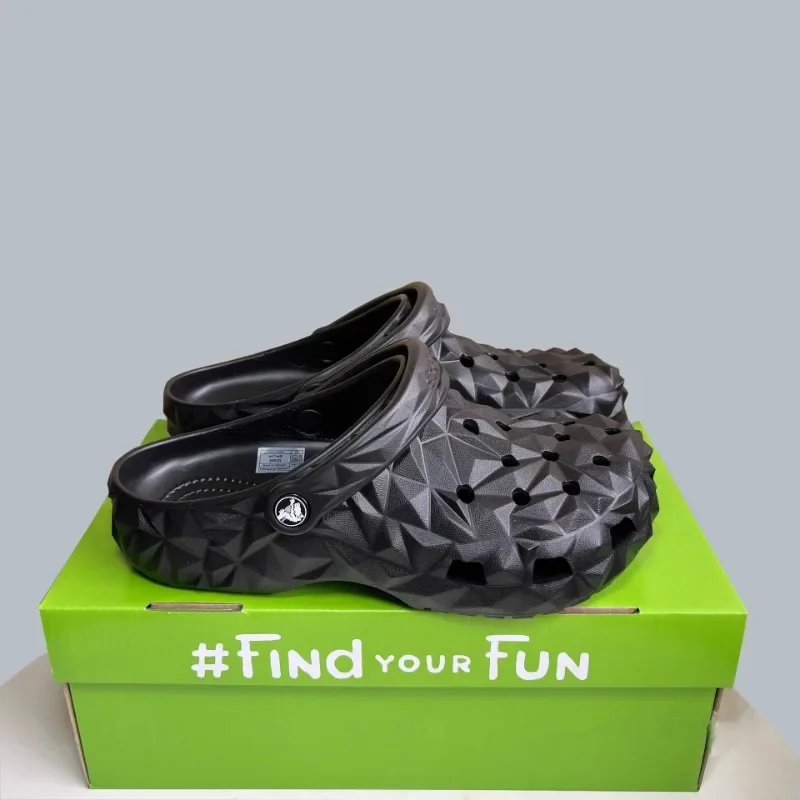 2025  Durian couple hole shoes big men summer classic outdoor wear beach toe breathable women's slippers anti slip