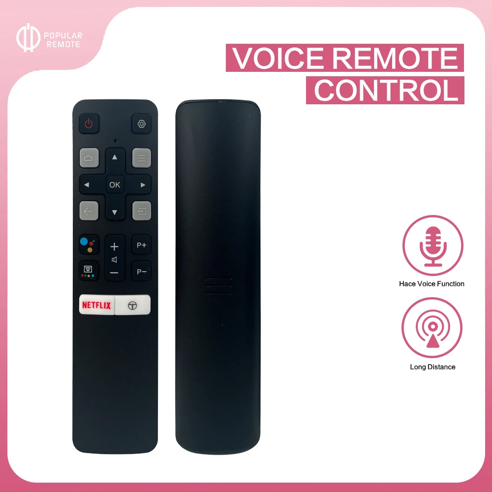 New Voice Remote RC802V FUR7 fit for TCL TV 40S334 50S434 55S434 75S434 40S330 70S430 32S334 55S435 50S435 43S43432S6500A 65P8S