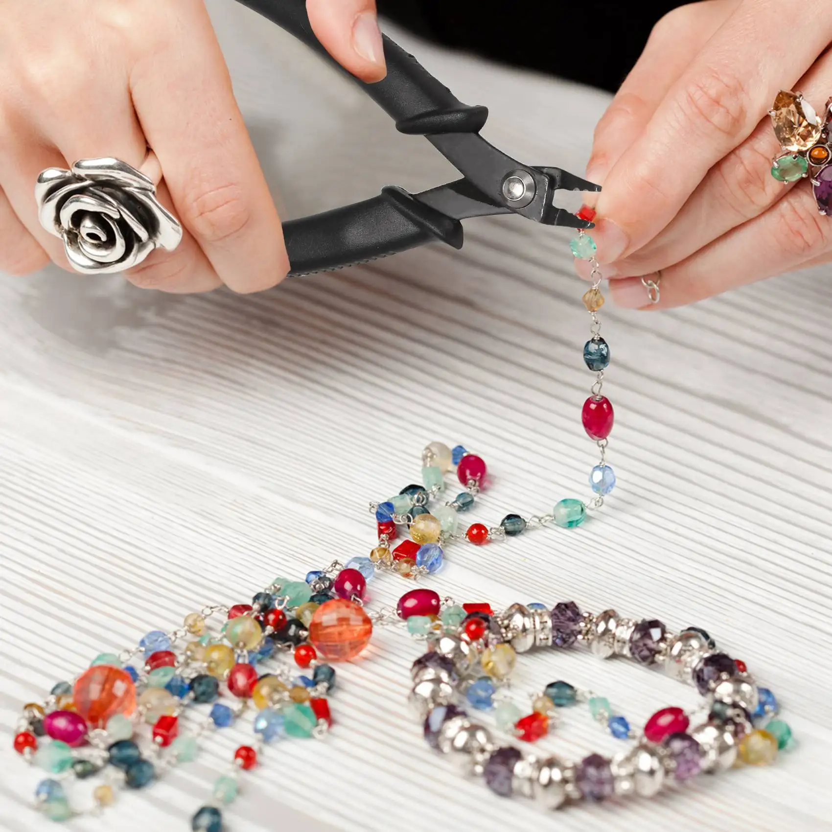 Trending Now Bead Crimping Plier Crimper Jeweler's Tool--5 Inches, Random Color