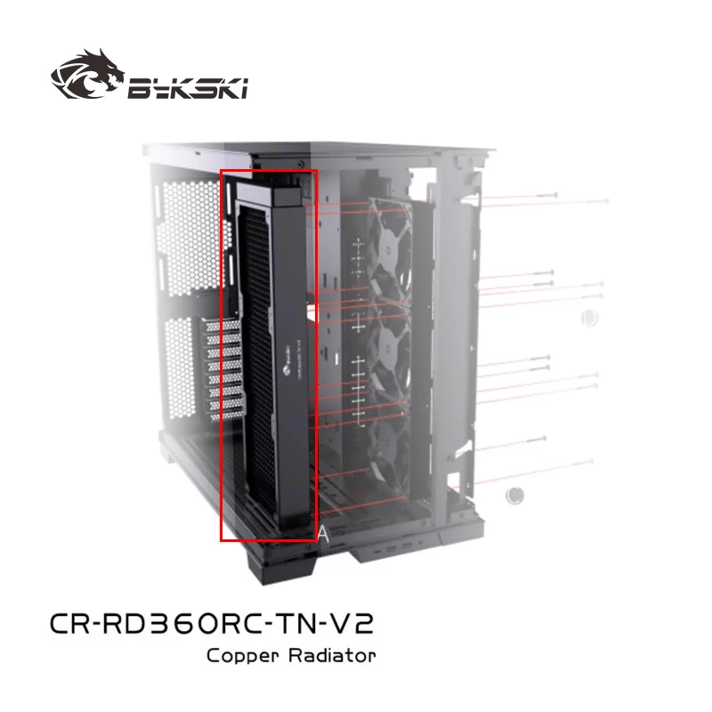 

Медный радиатор Bykski 120/360/240/480 мм для охлаждения ПК, толщина 30 мм, резьба G1/4 дюйма, 12 см, вентилятор, охладитель воды, радиатор, белый