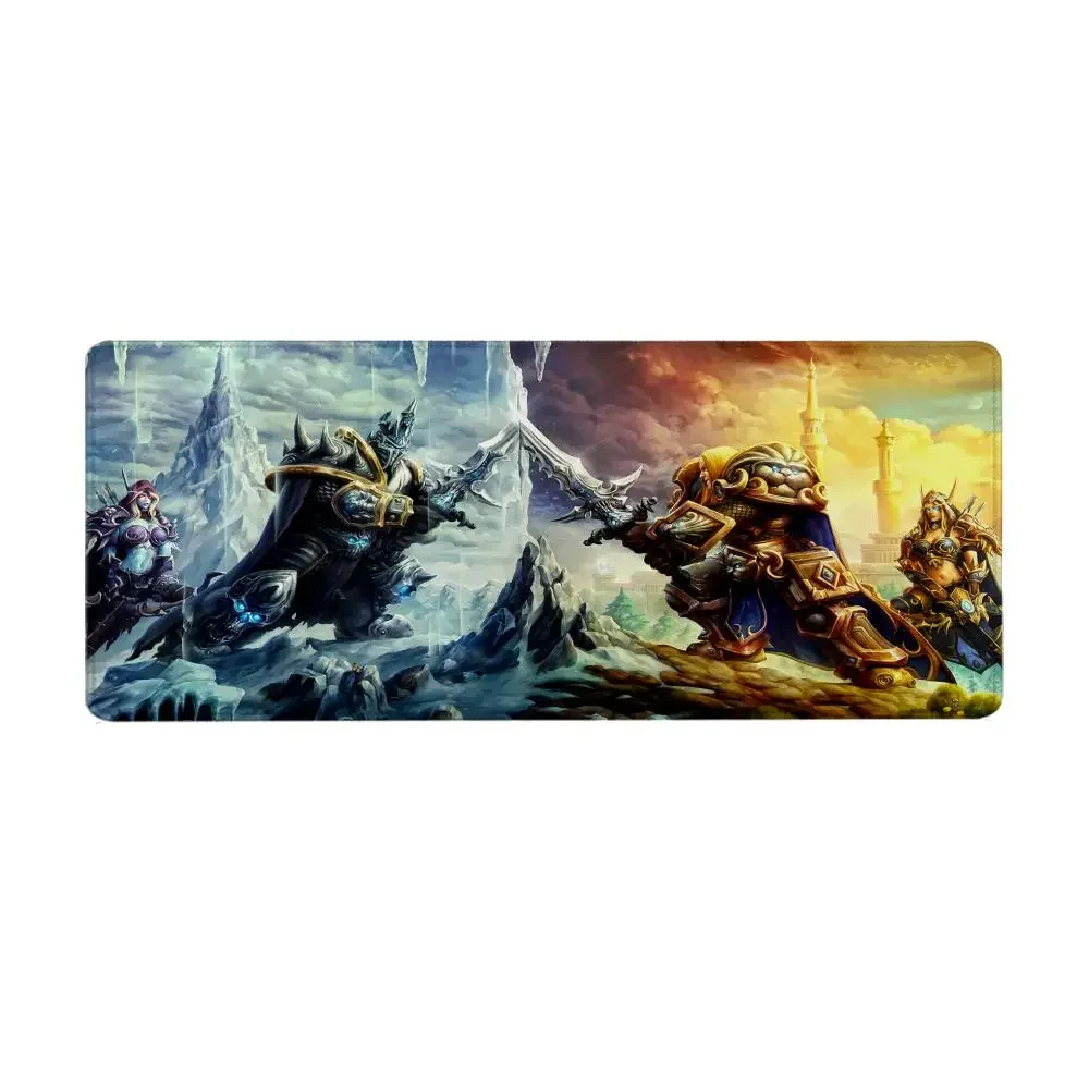 لوحة ماوس كبيرة للألعاب الطبيعية Horde Alliance حصيرة مكتبية سجادة مكتب لوحة ماوس ألعاب مكاتب ملحقات الحصير الموسعة Xxl Anime #3