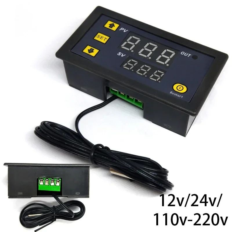 Digital Temperature Controller Thermostat Meter Temp Sensor Switch Regulator Home Temperature Control System Accessories