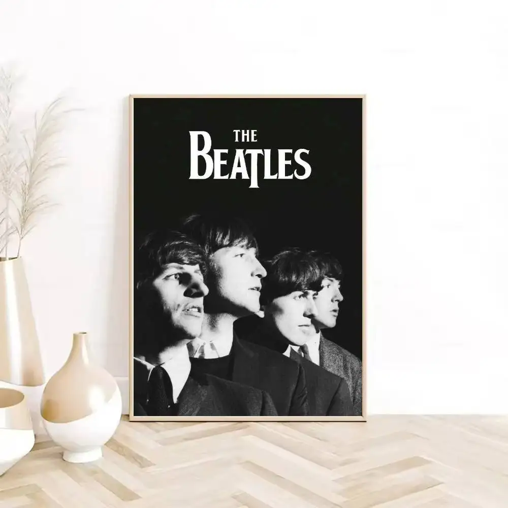 1 قطعة الفرقة B-Beatles ملصق رائع HD لزجة الجدار مقاوم للماء غرفة المعيشة المنزلي غرفة نوم النوم بار الديكور الجمالي