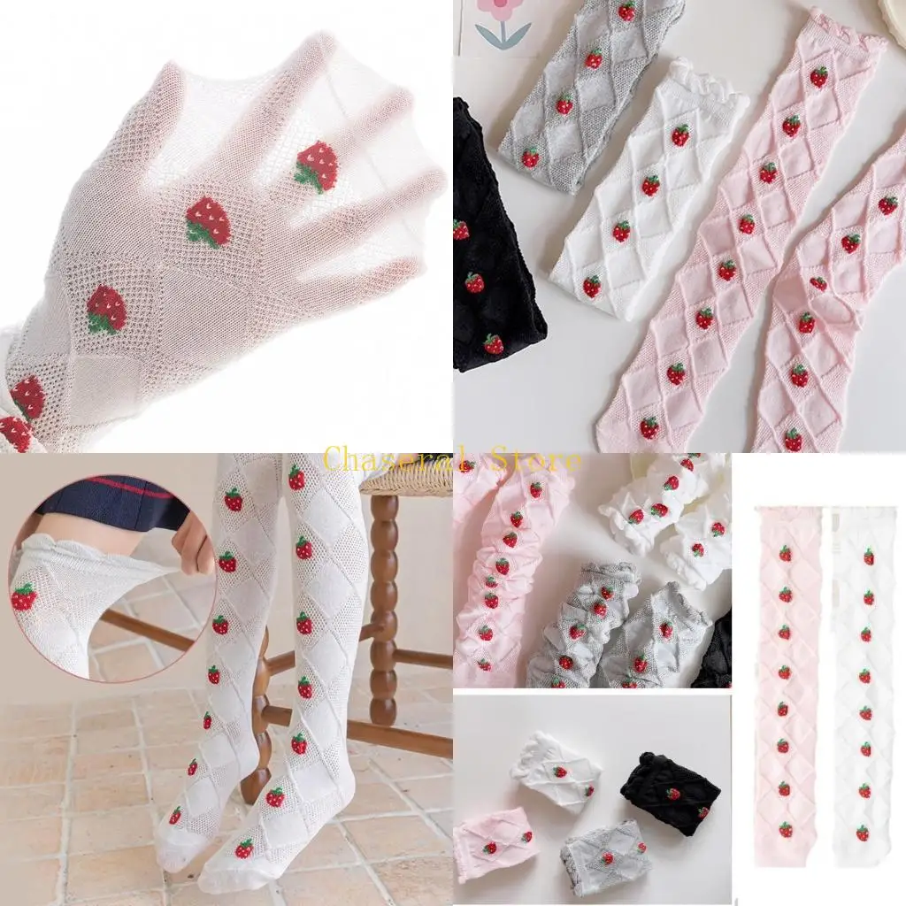 E7CE 1 Pair Long Tube Socks for Kids Printed Children's Above Knee Length Socks