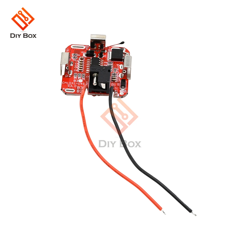 Bms 4S 16.8V 30A Enkele Mos 18650 Li-Ion Lithium Batterij Opladen Bescherming Boord Overbelasting En Diepe Ontlading Bescherming