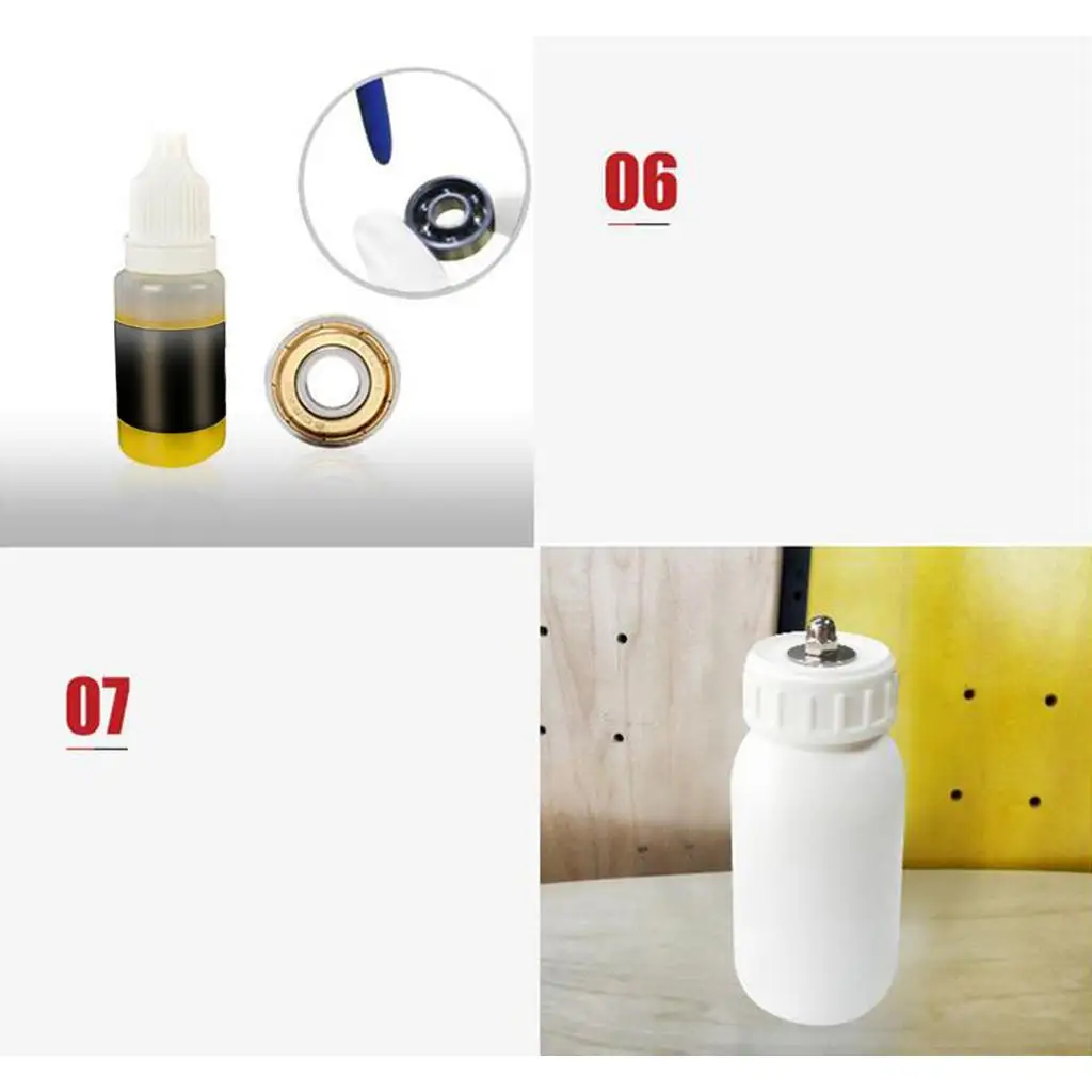 

Bearings Cleaning Unit High Capacity 250ml for Longboard Skateboard Roller Skates Bearing Protection and Cleanup