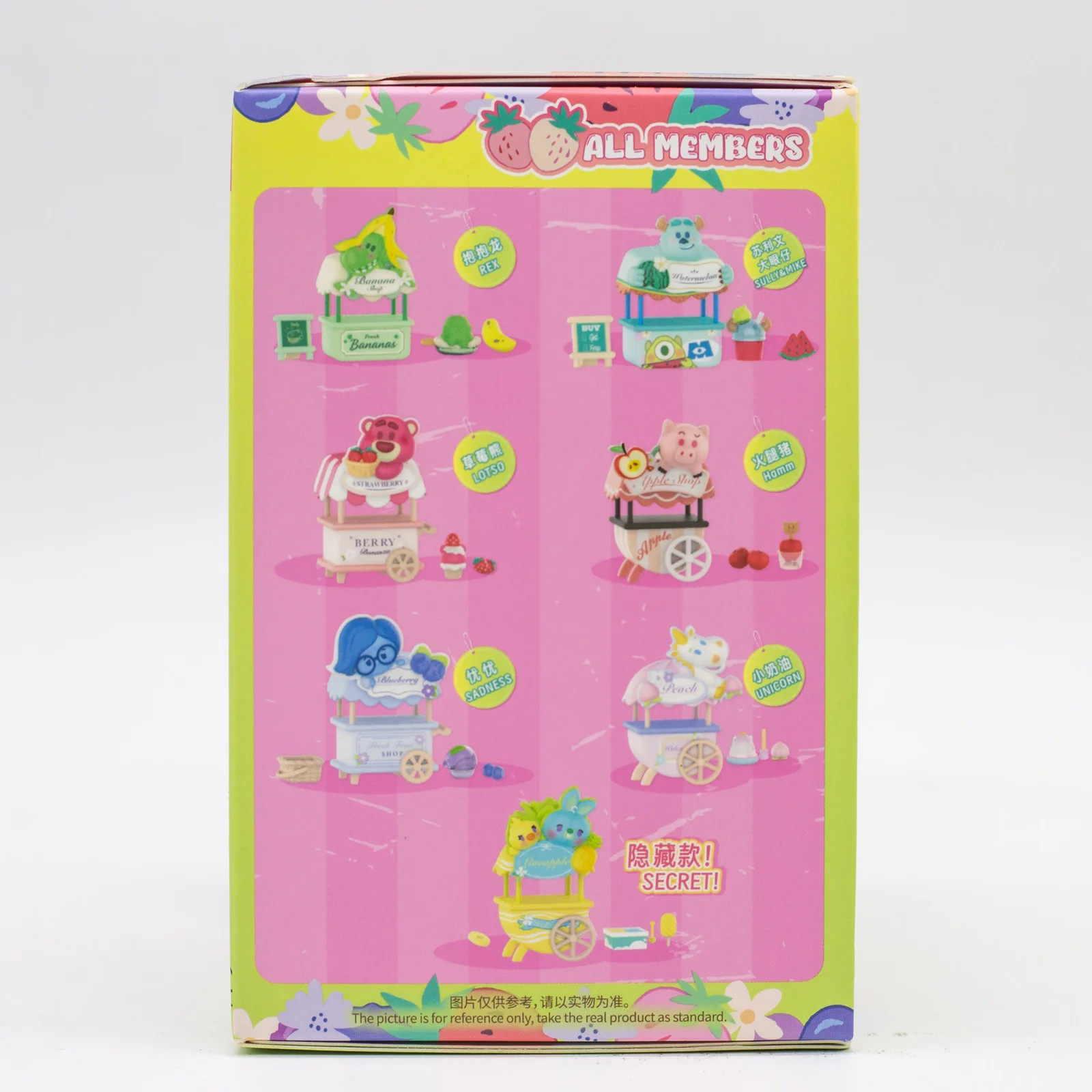 Fruit Market Blind Box Toy Disney Cartoon Figure Rex Sully Mike Lotso Hamm Sadness  Model Doll Collect Figure Desk Decor Gifts - view 6