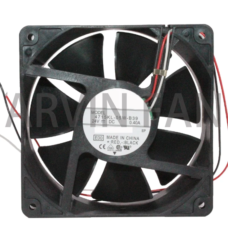 

New And Original 4715KL-05W-B39 12cm 120mm 12038 DC 24V 0.40A CNC Lathe Inverter Fan Communication Equipment Cooling Fan