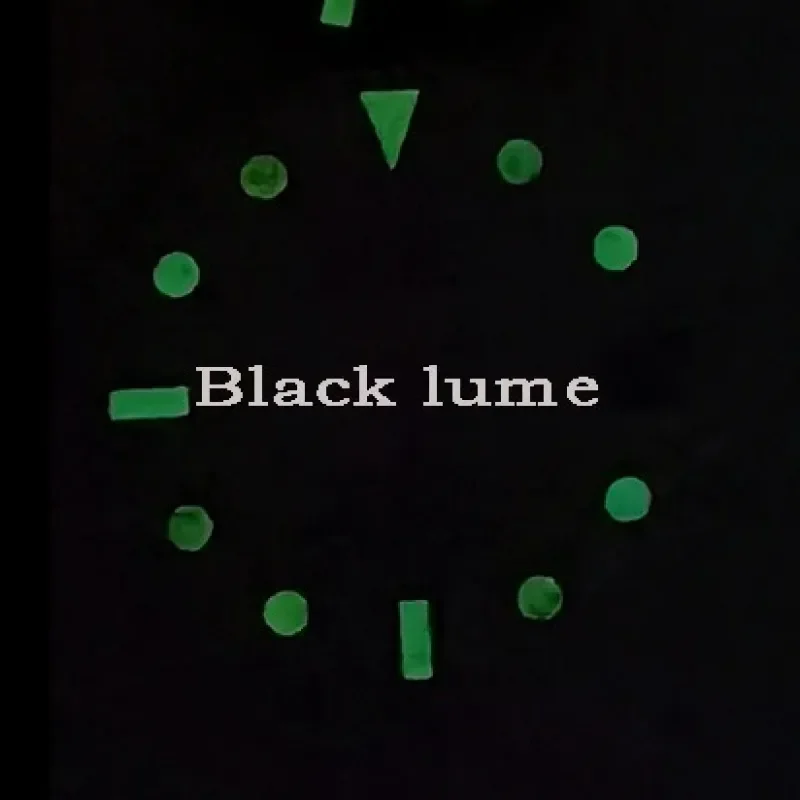 قرص من ألياف الكربون الأسود مؤشر YM NH35/NH36 حركة 28.5 مللي متر ملحقات الساعة الكلاسيكية أسود Lume SKX007 قرص ساعة مخصص