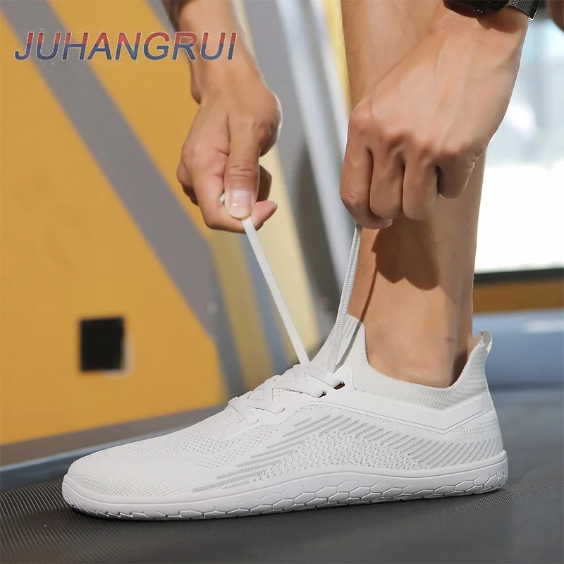 Unisex Wider Shoes Breathable Mesh Barefoot Wide-toed Shoes Flats Soft Zero Drop Sole Wider Toe Sneakes Outdoor Walking Shoes