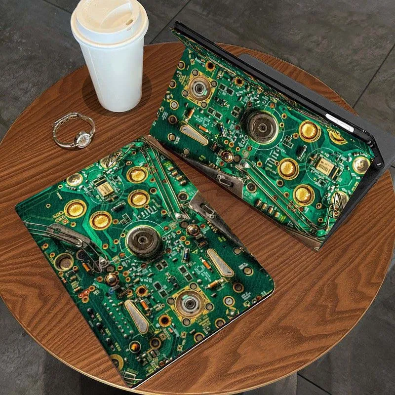 

Machinery Luxury Pattern For Oppo Pad X SE 4 3 11 13.2 11.61 11.4 10.36 Pro 2 Air2 2025 Silk Pattern Soft Tablet Case