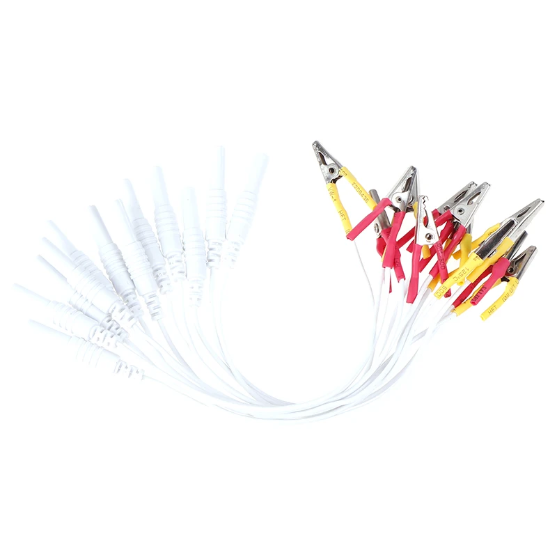 12 Pcs/lot Alligator Clip Cable, Acupuncture Needles Clip For SDZ-II Electronic Acupuncture Treatment Instrument Random Color