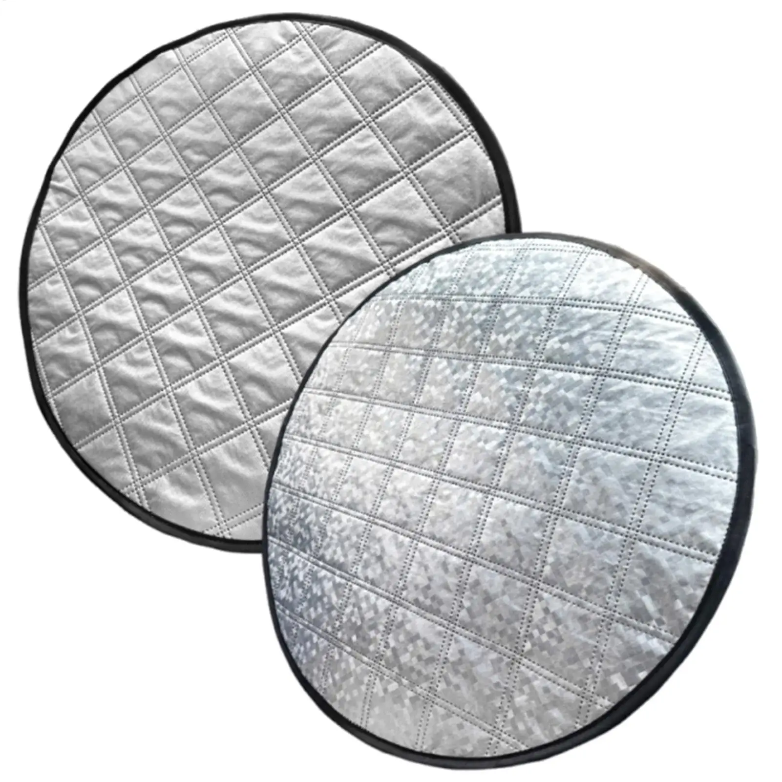 Car Steering Wheel Anti-Heat Sun Shade Cover Sunscreen Insulation Cover Foldable Sun-proof Anti-UV Protect Parasol Shield