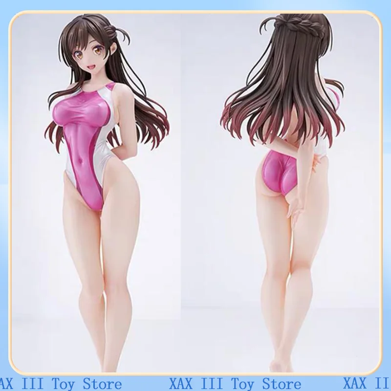 25cm alquiler una novia Qianhe Mizuhara traje de baño figura de Anime Kanojo Okarishimasu Ichinose modelo de figura de acción Juguetes