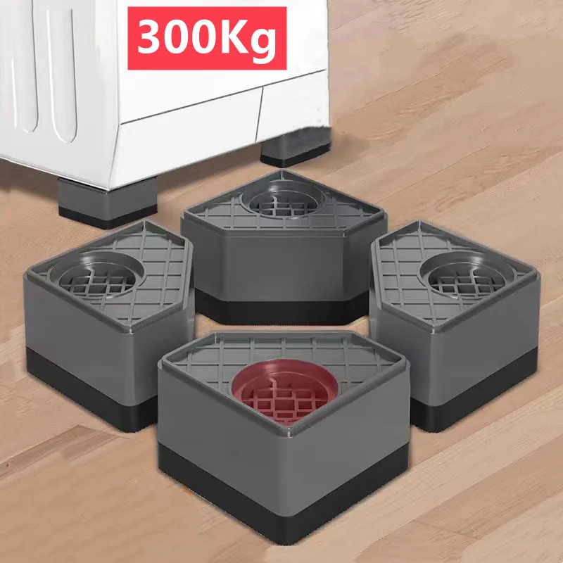 4 قطعة منصات القدم غسالة زيادة الثلاجة الساق قاعدة عدم الانزلاق الصامت غسالة مجفف الأثاث دعم المخمدات الوقوف