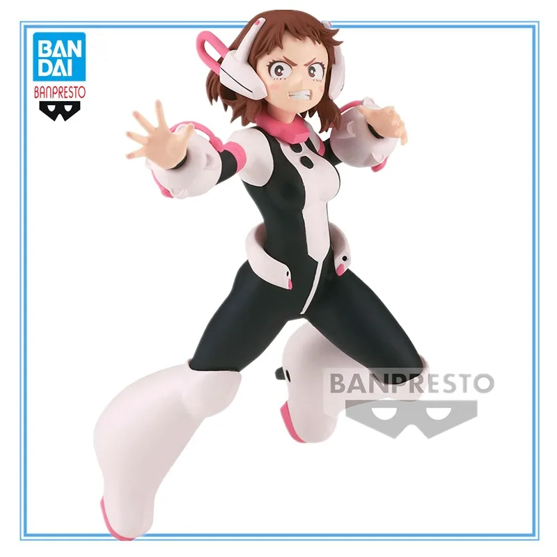 In Stock Original Bandai Banpresto My Hero Academia OCHACO URARAKA Action Figure Anime Collectible Boxed Model Doll Toy Gift