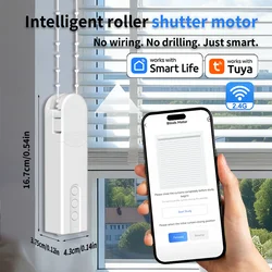 Smart Blinds Robot Tuya Wifi BL Zigbee Electric Louver Motor Intelligent Curtain Switch Drive Intelliaent roller shutter motor