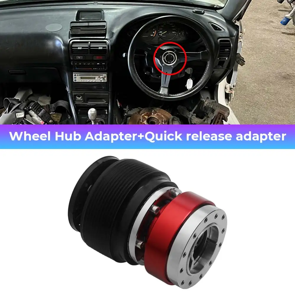 

For Honda Civic Del Sol Prelude BB1/BB2 Accord Acura Integra DC2 1992-2001 Quick Release Car Boss Kit Steering Wheel Hub Adapter