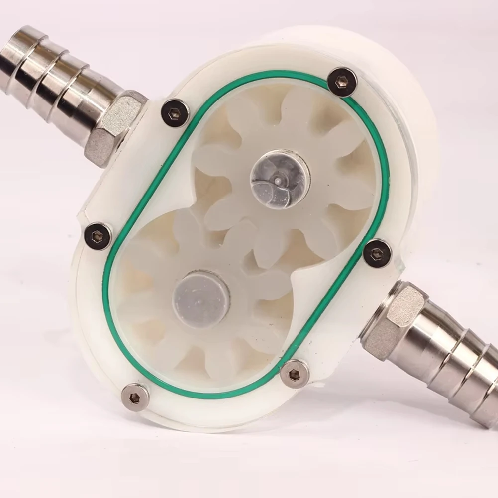 

B47B-Small Style Шестеренчатый насос, 8 передач, 4 л/мин для разливочной машины, медовый насос, вязкая жидкость, кунжутная паста, арахисовое масло