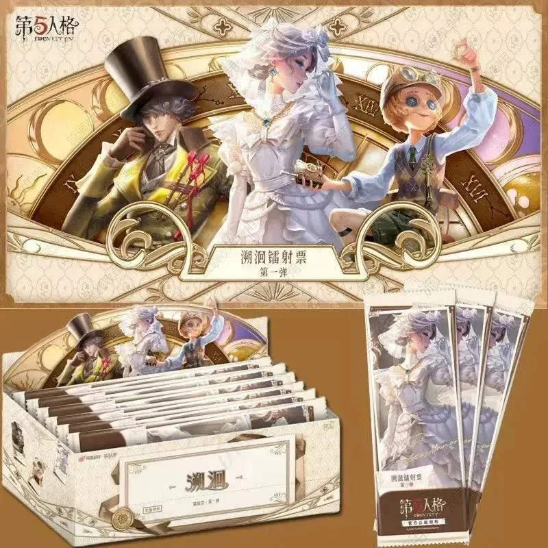 KAYOU Genuine Identity V Cards Reverse Time Laser Tickets Vol.1 Anime Game Peripheral Collection Ticket Root Cards Kids Giftst