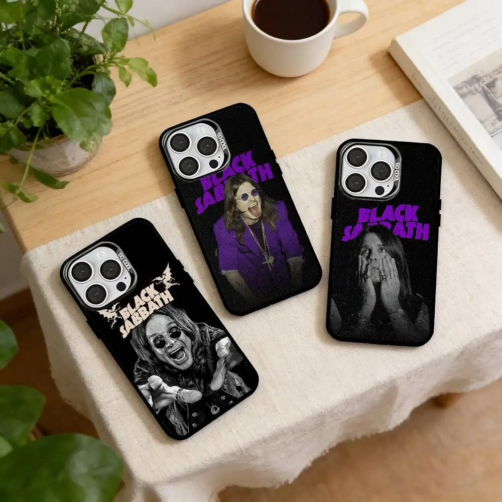 

Band O-Ozzy O-Osbourne Phone Case For iPhone 17,16,15,14,13,12,11 Plus,Pro Max,XS,Colorful Silver Black Cover
